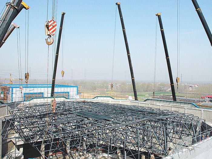 乌兰浩特网架高空滑移法